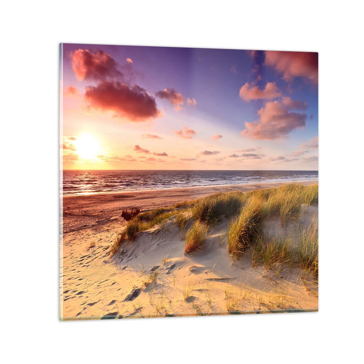 Üveg kép - Már érződik a nyár a levegőben - 60x60 cm