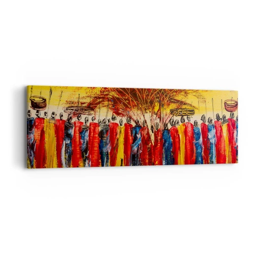 Vászonkép - Oda, oda, oda oda mennek - 90x30 cm