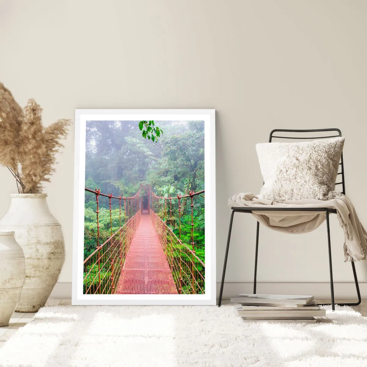 Poszter fekete keretben - A lomkoronák fölé függesztve - 70x100 cm