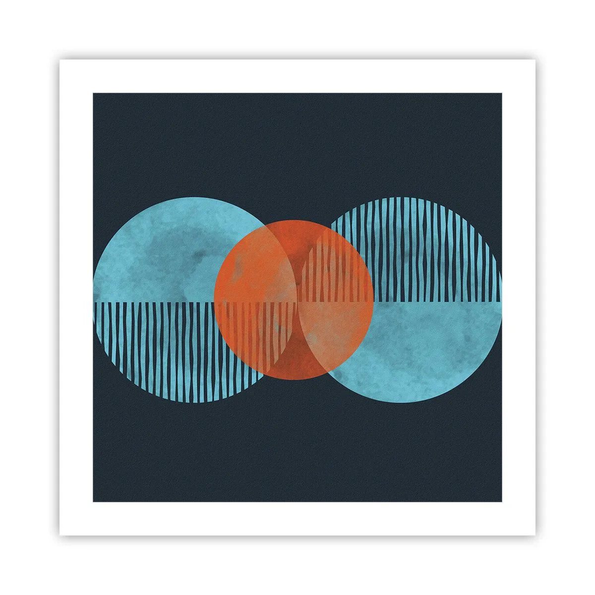 Poszter - Szimmetrikus kompozíció - 50x50 cm