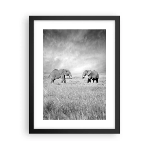 Poszter fehér keretben - A szürke gyönyörű - 30x40 cm