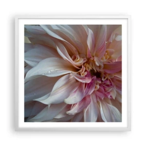 Poszter fekete keretben - Virágzó frissesség - 60x60 cm