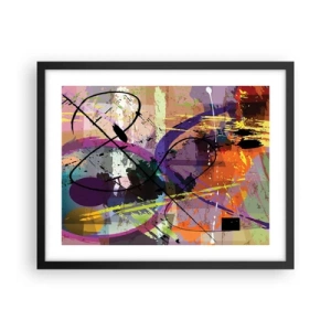 Poszter fehér keretben - Mehet egyenesen előre vagy körbe - 50x40 cm