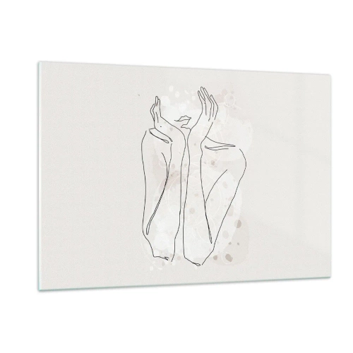 Üveg kép - Várva-várt pillanat - 120x80 cm