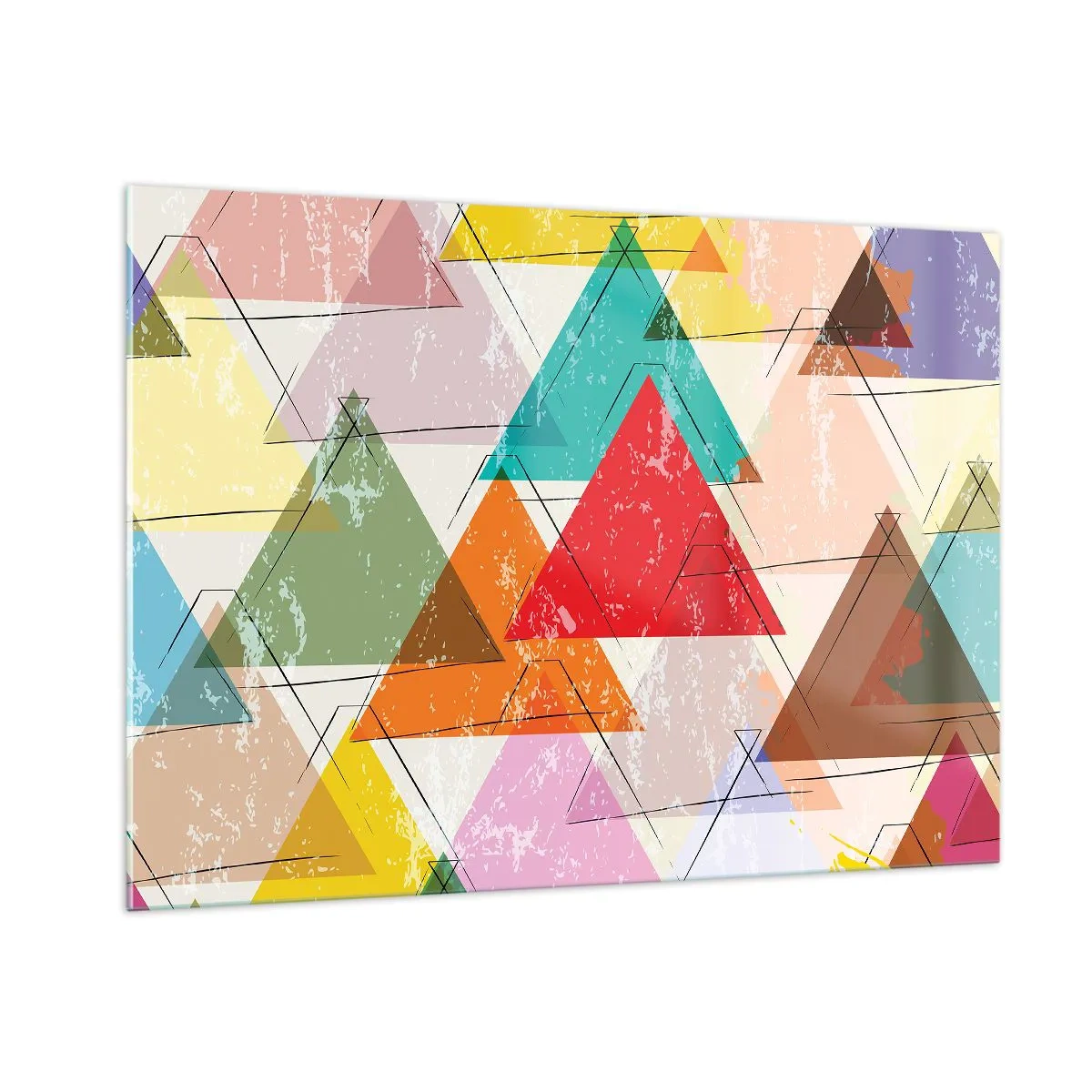 Üveg kép - Három-három - 100x70 cm