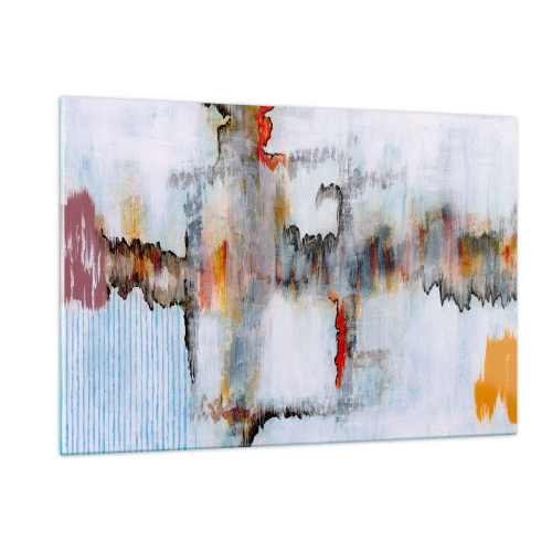 Üveg kép - Egy bottal a vízen - 120x80 cm