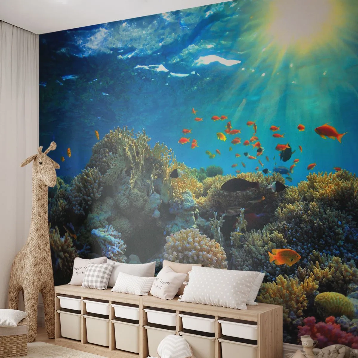 Fotótapéta Premium Canvas - Víz alatti kincsek - korallzátony, óceán, Tengeri - 200x140 cm