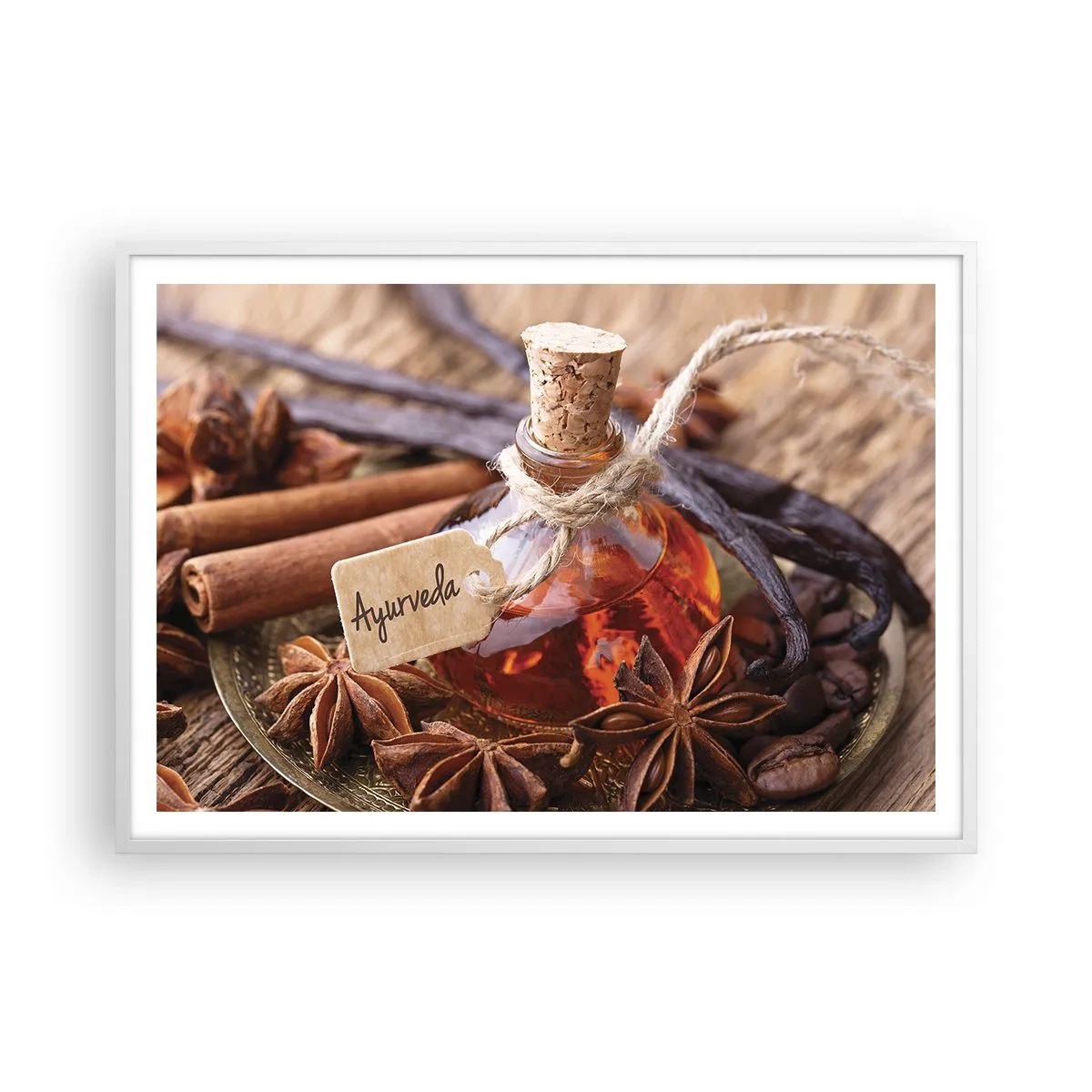 Poszter fekete keretben - A test és a lélek egysége felé - 100x70 cm