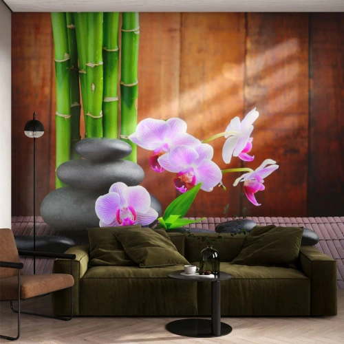 Fotótapéta Premium Canvas - Ismerd meg a kelet örömeit - Virágok, Orchidea, Orchidea - 100x70 cm