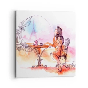 Vászonkép - Párizsi sikk - 70x70 cm