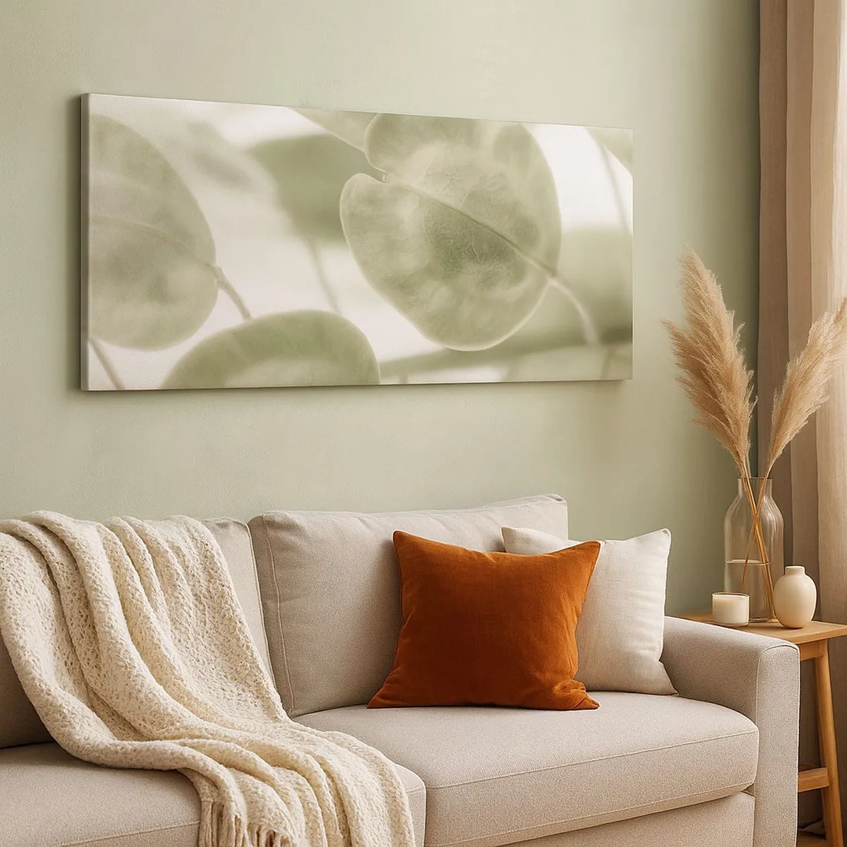 Vászonkép - Kezdetben levelek voltak... - 100x40 cm