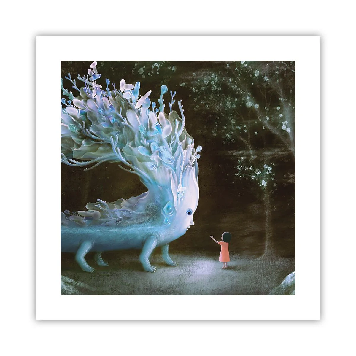 Poszter - Fantasztikus találkozás - 40x40 cm