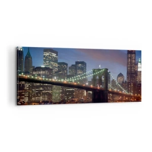 Vászonkép - Ragyogó éjszaka - 100x40 cm