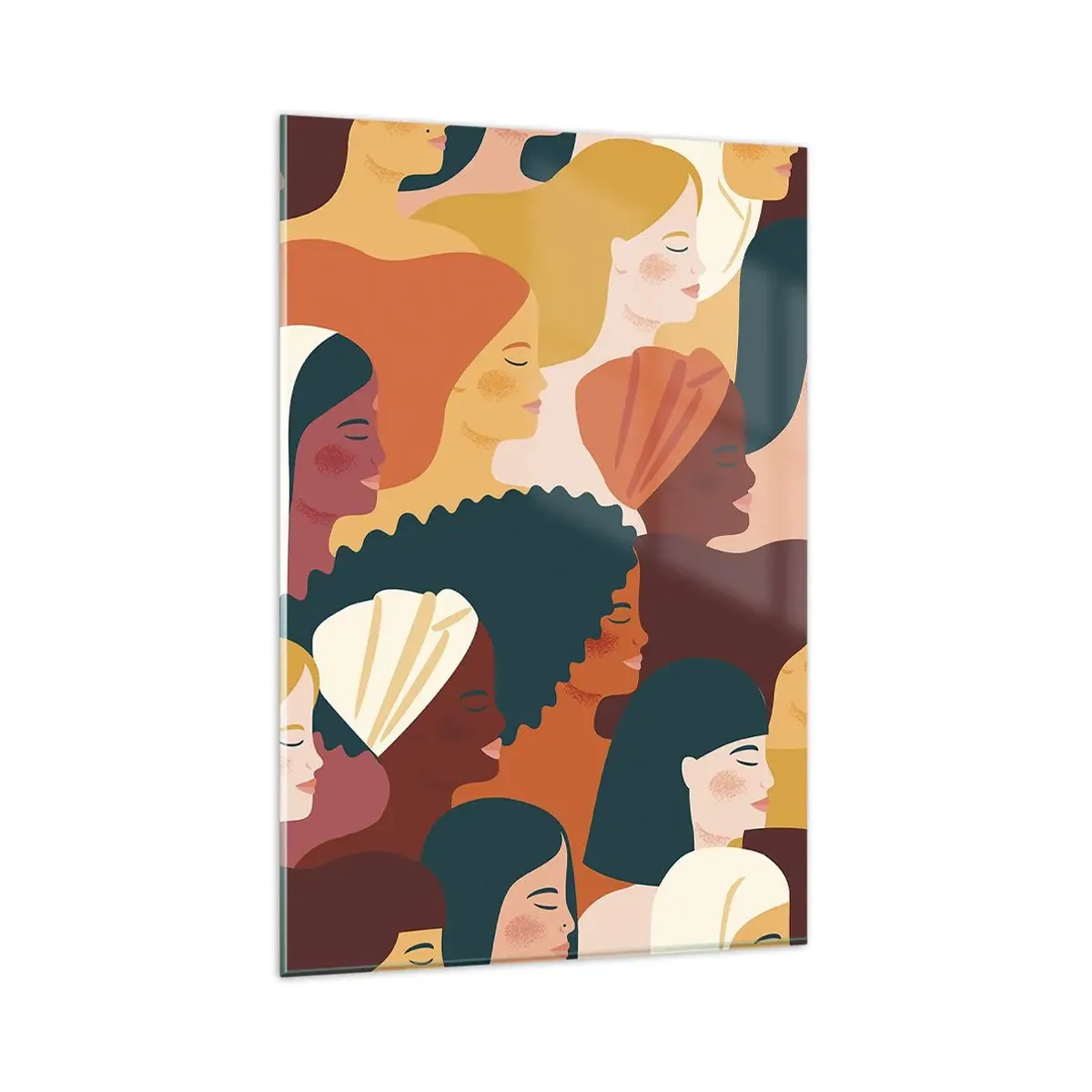 Üveg kép - Csak a nőiesség - 80x120 cm