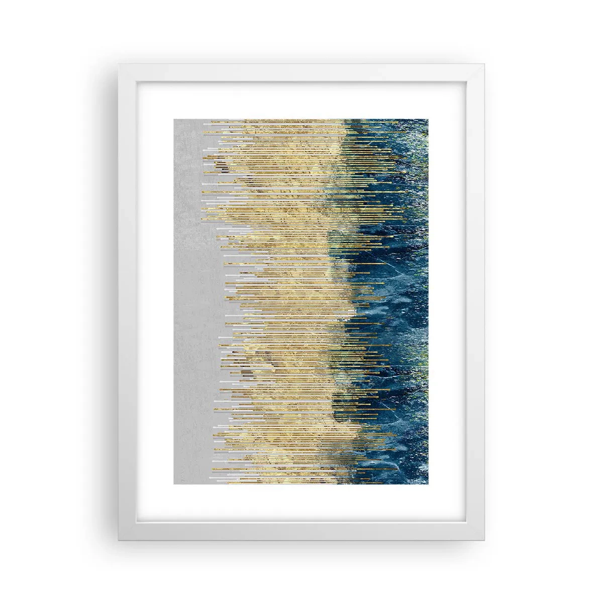 Poszter fekete keretben - Aranyozott határ - 30x40 cm