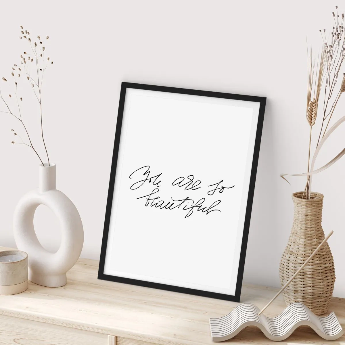 Poszter fehér keretben - Tényleg, hidd el... - 61x91 cm