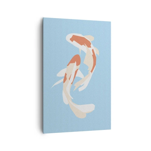 Vászonkép - Spontán szinkronúszás - 80x120 cm