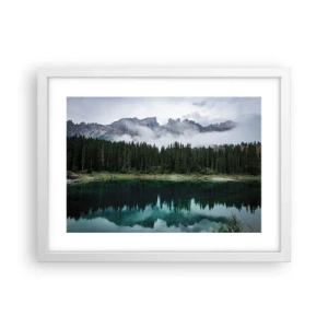 Poszter fekete keretben - Csitt, csit, ne zavard fel az állóvizet... - 40x30 cm