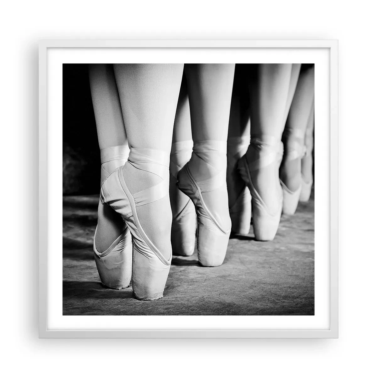 Poszter fekete keretben - Együtt, könnyedén - 60x60 cm