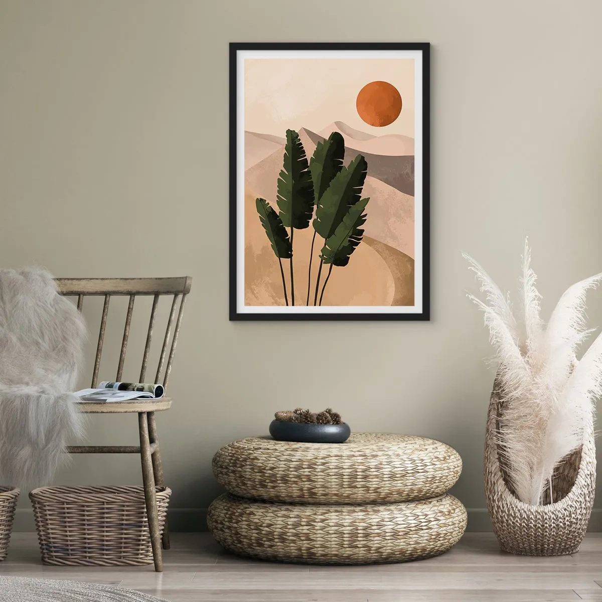 Poszter fehér keretben - Az élet diadala - 61x91 cm