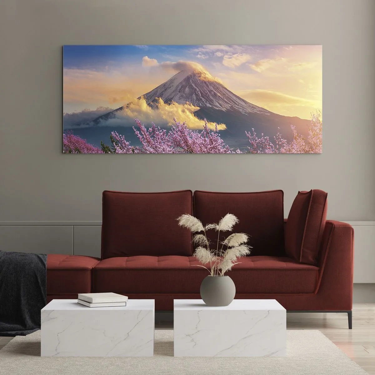 Üveg kép - Japán szentség - 100x40 cm
