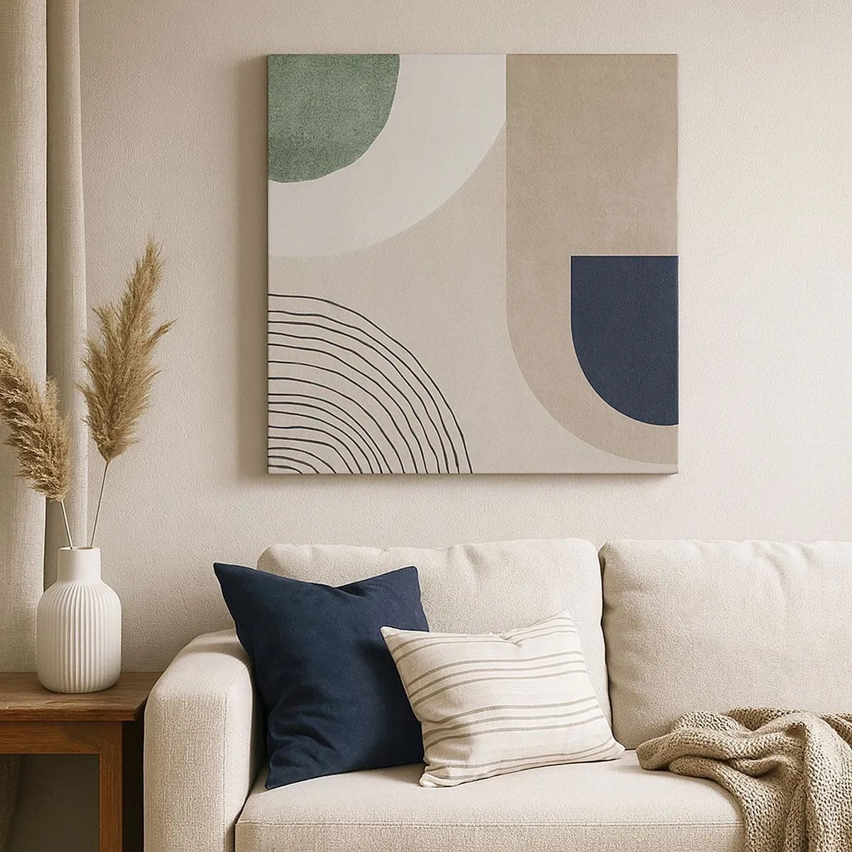 Vászonkép - Egy ovális szelídsége - 30x30 cm