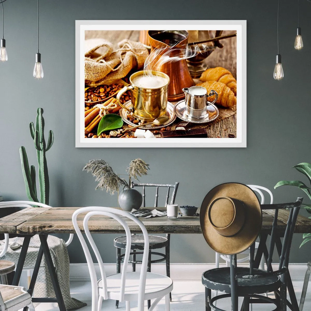 Poszter fekete keretben - Szép napot! - 91x61 cm