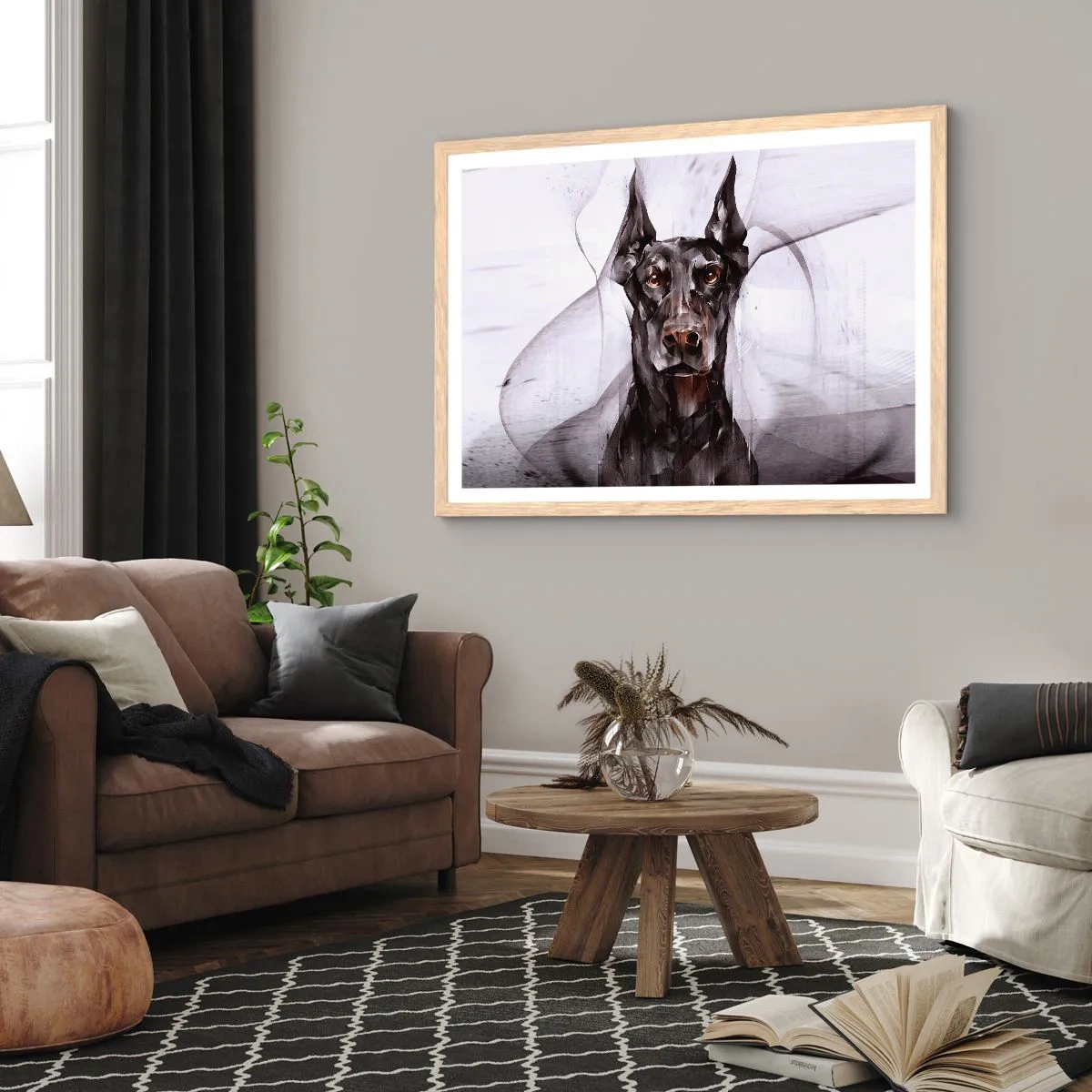 Poszter világos tölgy keretben - Nemes születésű - 40x30 cm