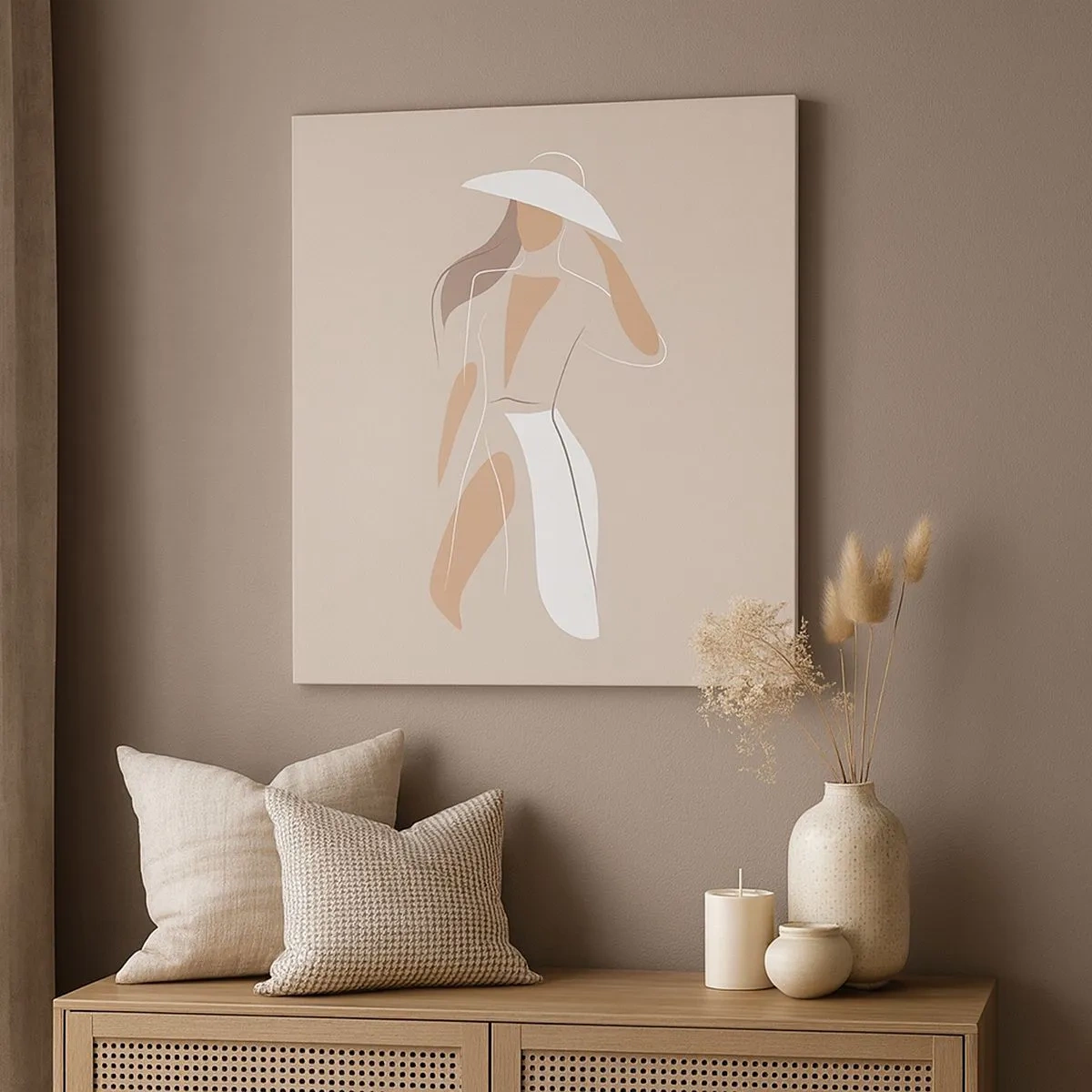 Vászonkép - A divat egy játék - 30x30 cm