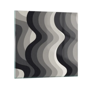 Üveg kép - Hullám a hullám után - 30x30 cm