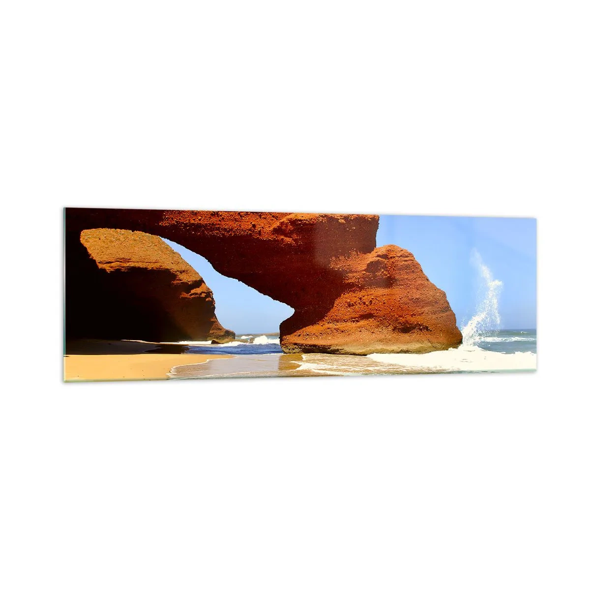 Üveg kép - Víz és szél évezredek óta - 160x50 cm