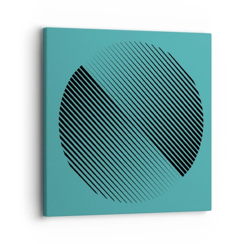Vászonkép - A kör - egy geometriai variáció - 30x30 cm