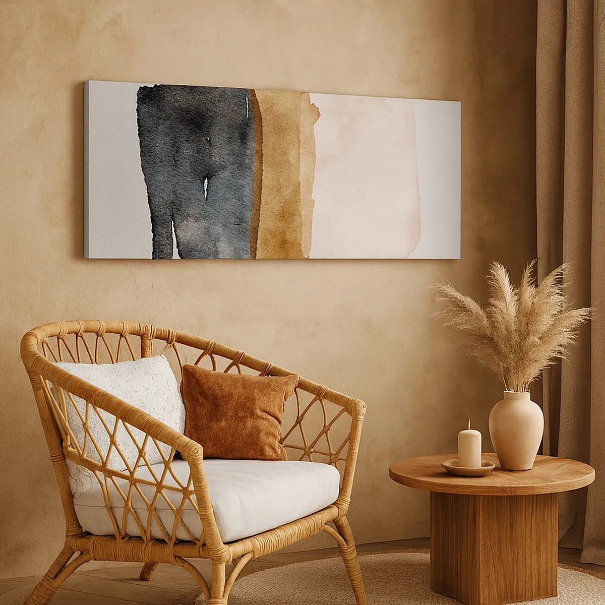 Vászonkép - A föld színeinek kompozíciója - 30x30 cm