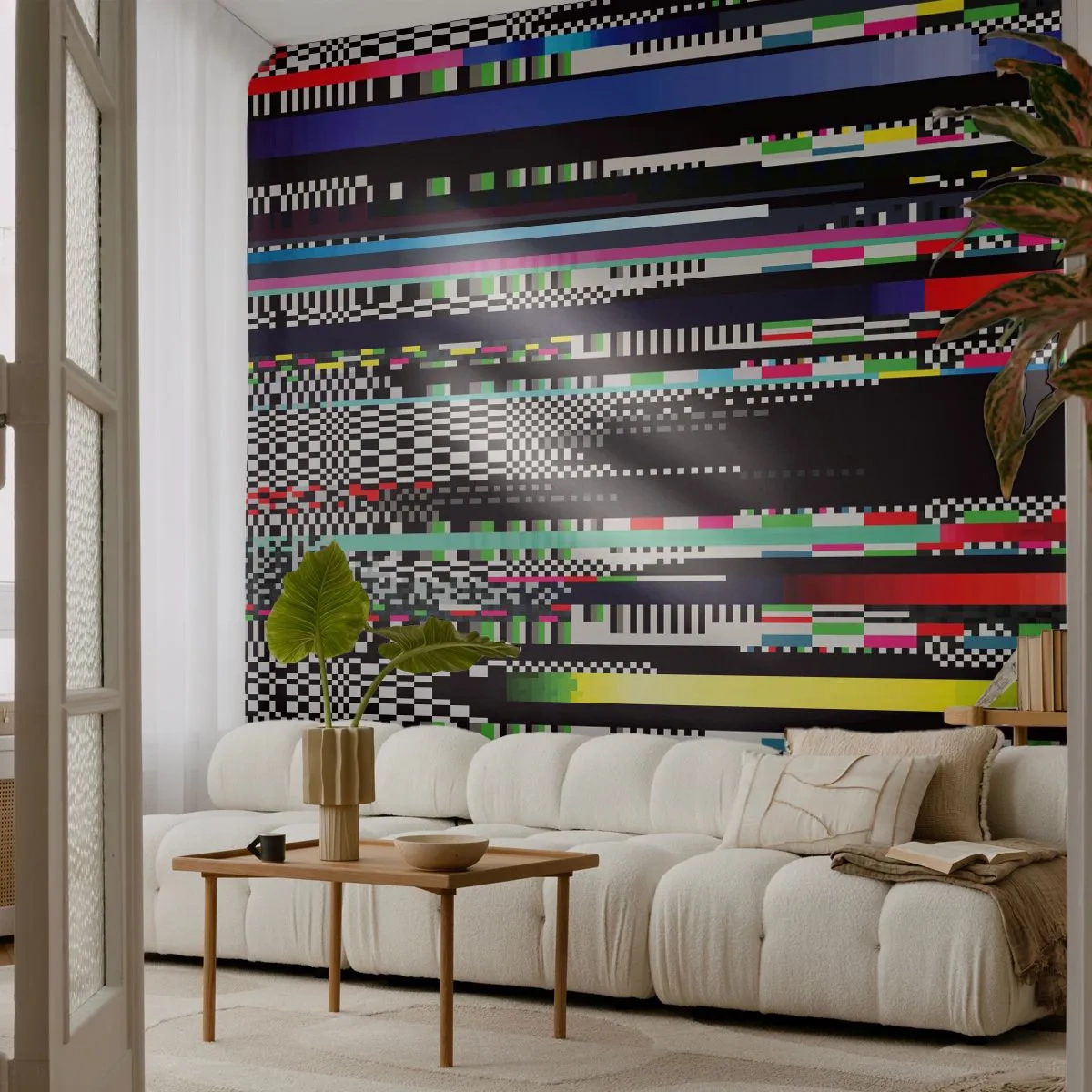 Fotótapéta Standard Eco - A valóság kontrollképe - Absztrakció, Darab, Digitális zaj - 450x315 cm