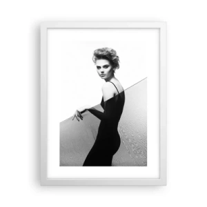 Poszter fekete keretben - Vonzó tekintet - 30x40 cm