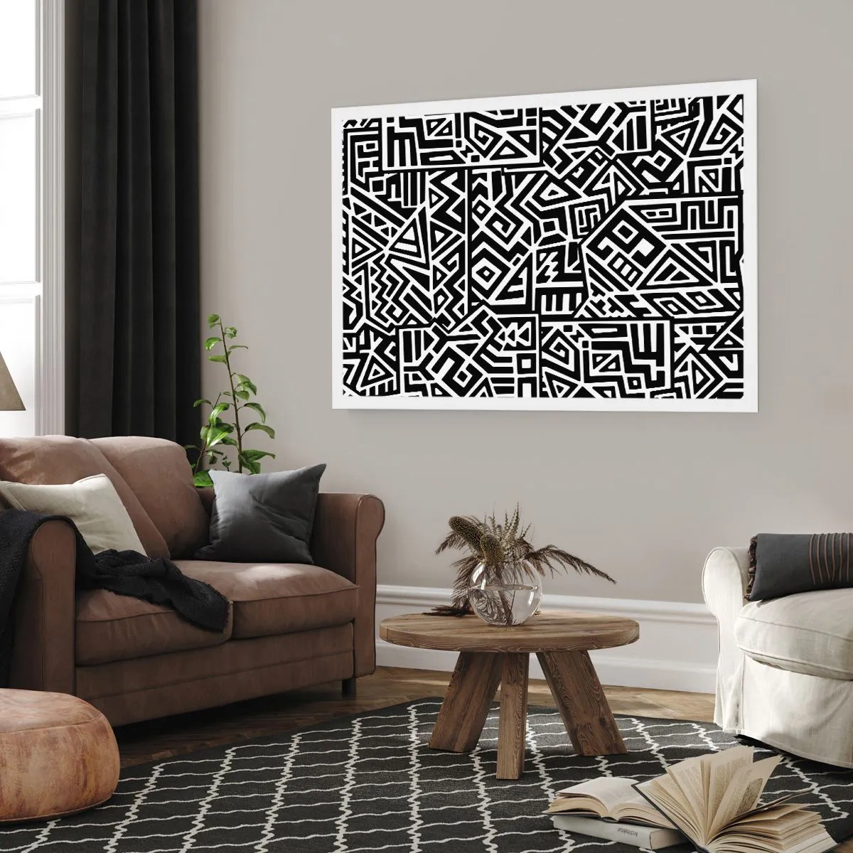 Poszter - Kolumbusz előtti kompozíció - 100x70 cm