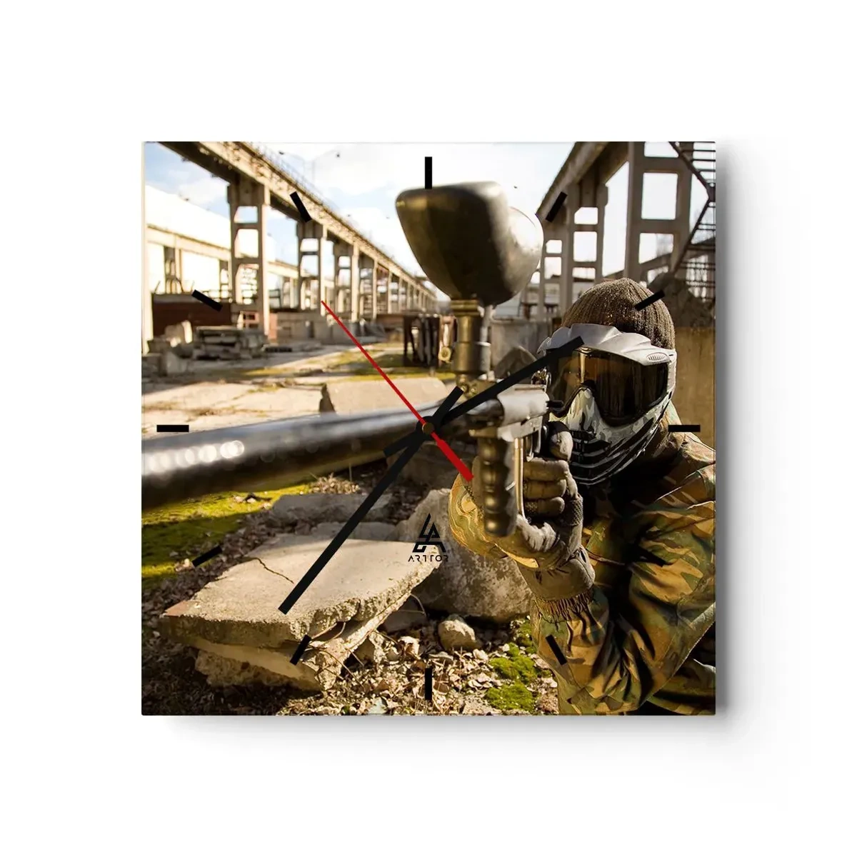 Falióra, Óra - Te is hős lehetsz - 30x30 cm