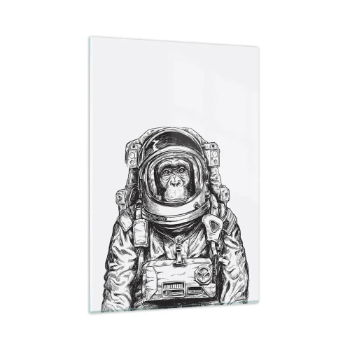 Üveg kép - Alternatív evolúció - 80x120 cm