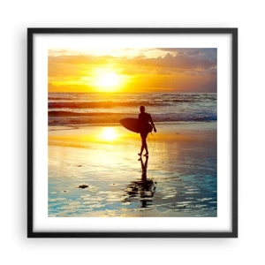 Poszter fehér keretben - A harcos visszatérése - 50x50 cm