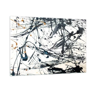 Üveg kép - Expresszionista absztrakció - 120x80 cm