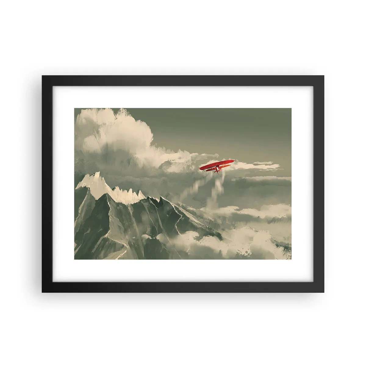 Poszter fehér keretben - Rettenthetetlen úttörő - 40x30 cm