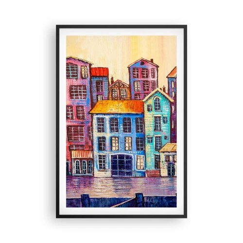 Poszter fehér keretben - Egy város, mint egy tündérmese - 61x91 cm