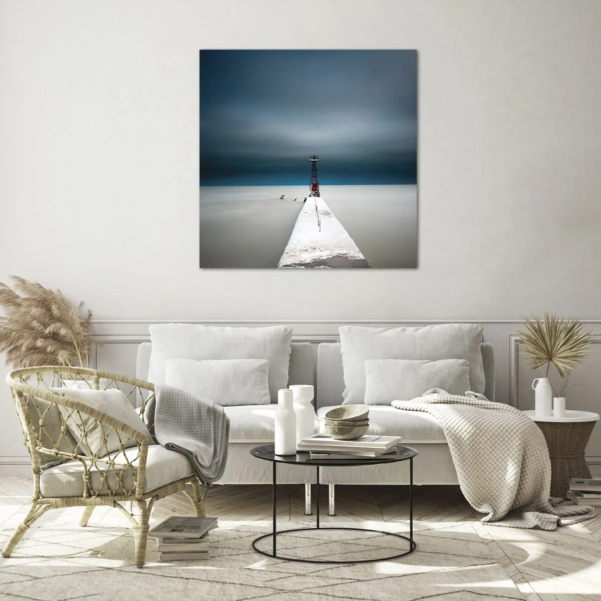 Üveg kép - A végtelenség irányába - 30x30 cm