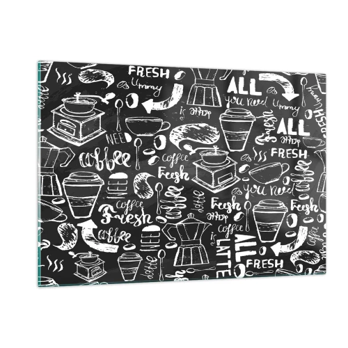 Üveg kép - All you need is… - 120x80 cm