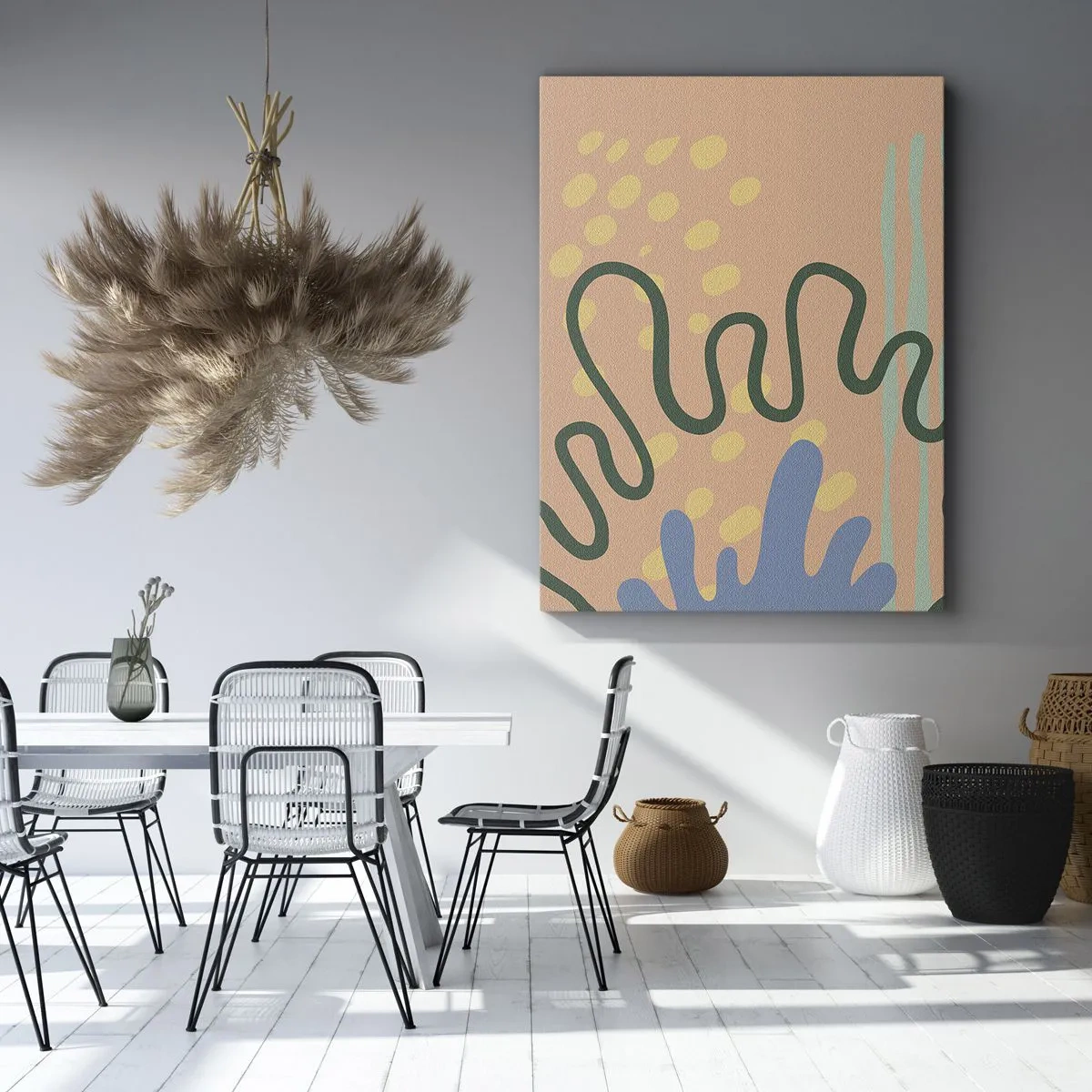 Vászonkép - Absztrakció: a természet sokszínűsége - 50x70 cm