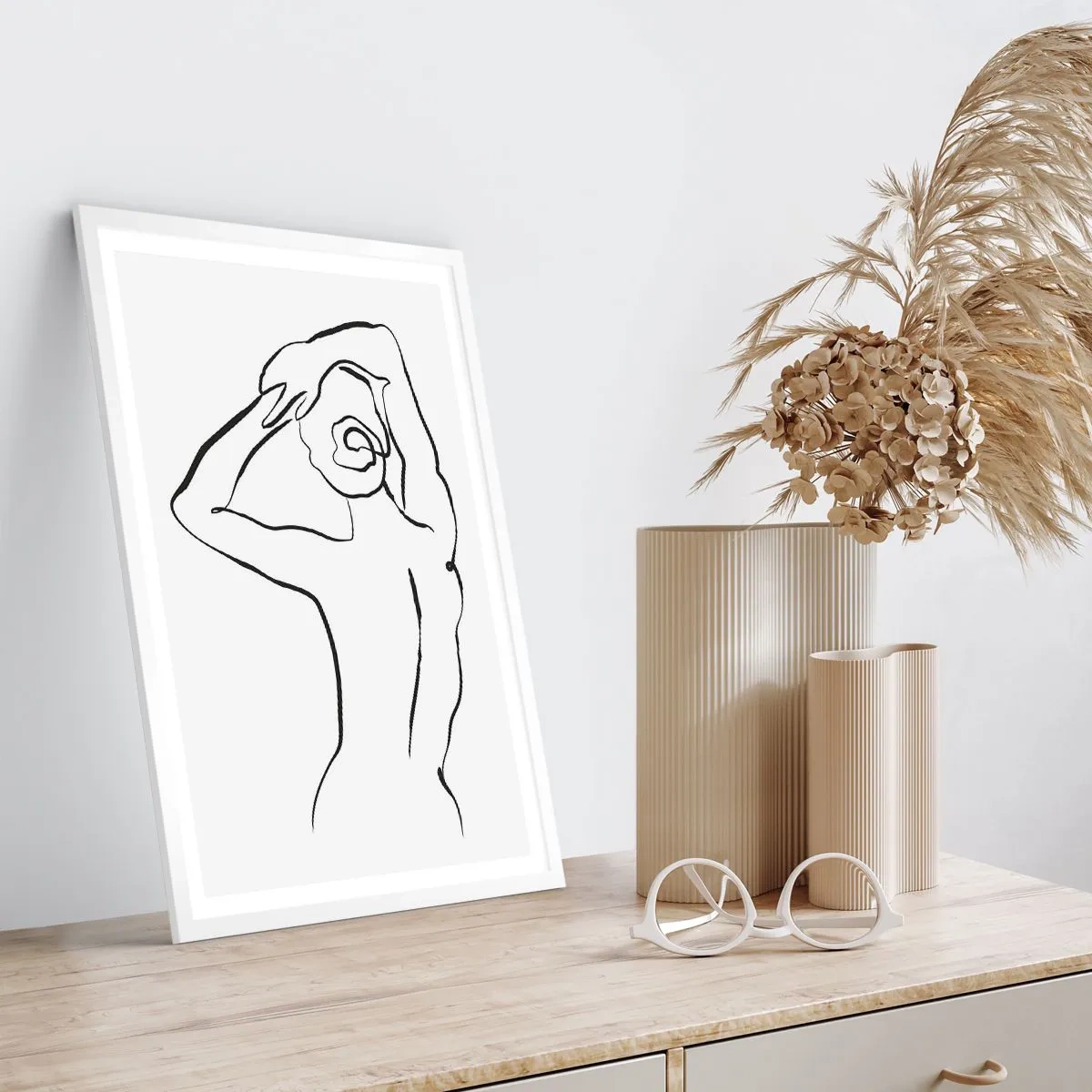 Poszter fekete keretben - Reggeli cselekvés - 50x70 cm