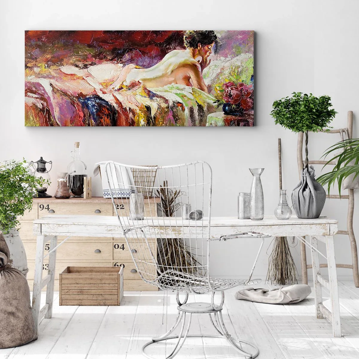 Vászonkép - Töprengő Vénusz - 160x50 cm