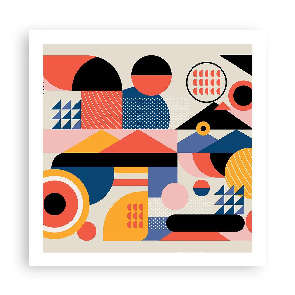 Poszter - Összetétel: játszadozzunk - 60x60 cm