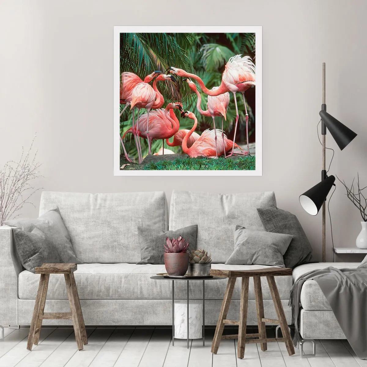 Poszter - Délutáni pletyka - 50x50 cm