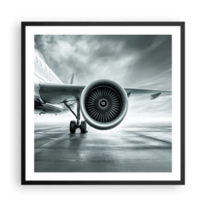 Poszter fehér keretben - Van erő! - 60x60 cm